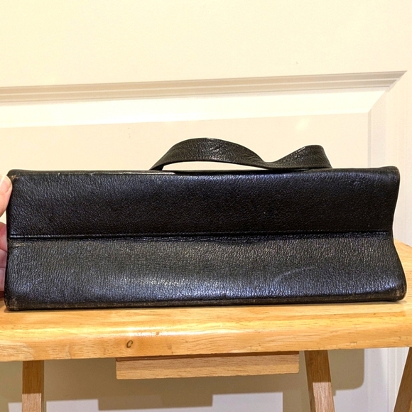 EUC 1950s Vintage Fassbender for Eaton's Gladstone Handbag with Metal Hardware - Picture 12 of 15